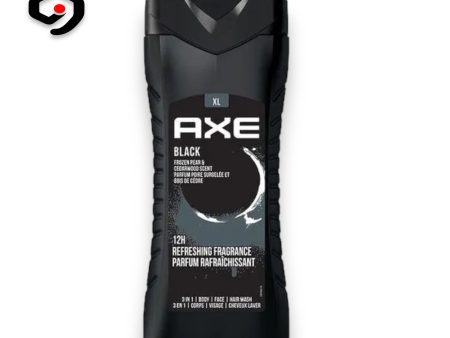 Axe Black Frozen Pear & Cedarwood Scent 3in1 Body Wash 400ml For Sale