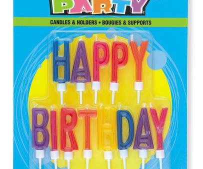 12 Set Happy Birthday Candles Hot on Sale